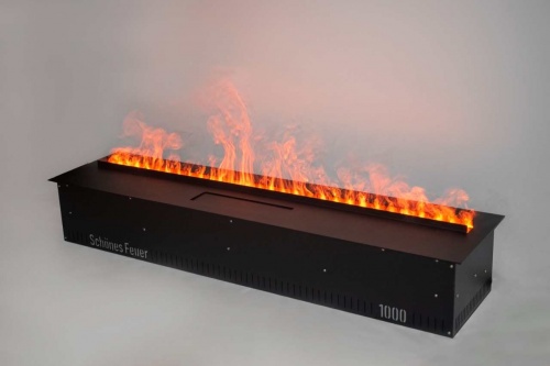 Электроочаг Schönes Feuer 3D FireLine 1000 со стальной крышкой в Королёве